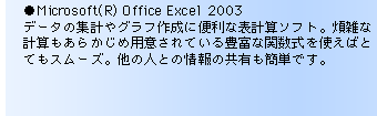 Microsoft(R) Office Excel 2003