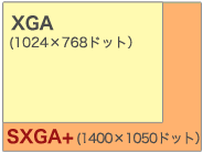 XGA(1,024~768hbg)/SXGA+(1,400~1,050hbg)